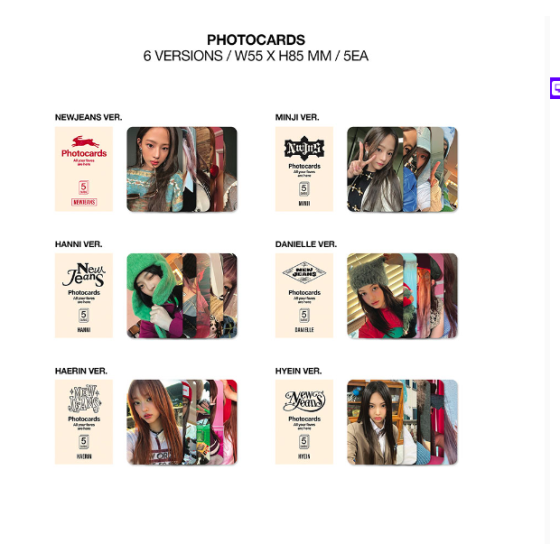 NewJeans - OMG (Message Card ver.) KPOP Albums