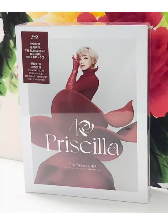 The Fabulous 40 Priscilla Live in Hong Kong  2BR+3CD-Priscilla Chan