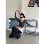 Overlay Skirt Wide Leg Pants-Sana – Twice-KPOP Outfits