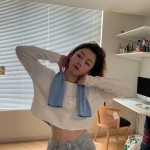 Knitted button waistcoat with long sleeves-KPOP Outfits-TWICE