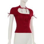 鹿の子絞り竺棉t恤|が重なる-Inspo