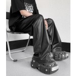 mechスーツpuレザーパンツ- jungkook -触発