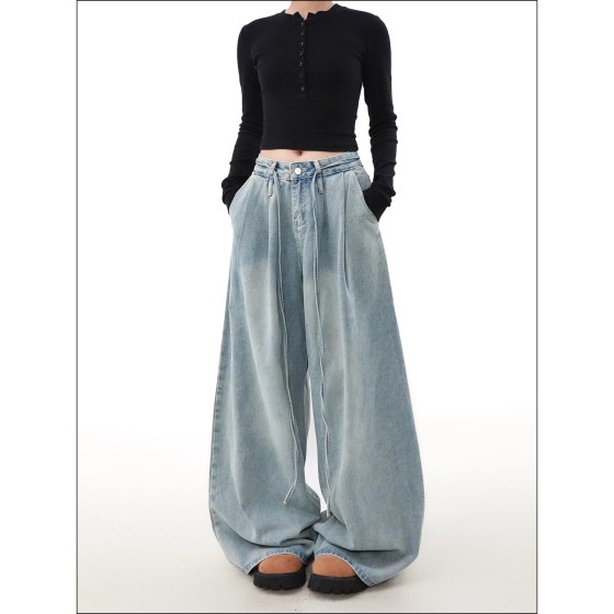 American retro wide-leg jeans | J-Hope –  Inspired