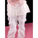 Girls' Lace design ballet style lace trim pants