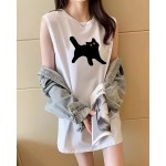 白いノースリーブT-shirt-Hyunjin-Inspo