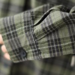 純粋な綿のフード付きチェック柄コート- jungkook服