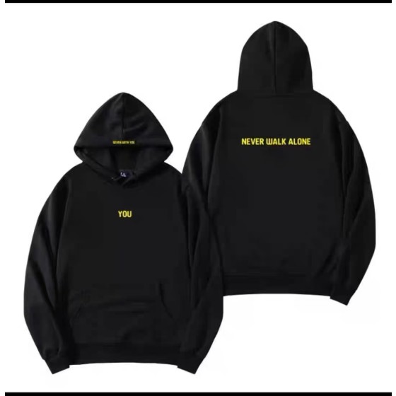 プリントプルオーバーフーディー ドローストリング付き ジン - 防弾少年団インスピレーション