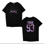 文字プリント黒半袖tシャツbts inspo衣装