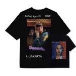 文字プリント黒半袖tシャツbts inspo衣装