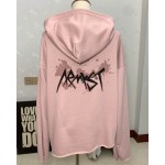 letter-printフード付きカーディガンスウェットシャツkpop inspoの衣装