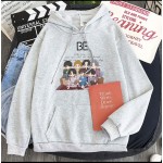 Cartoon Print Hooded Round-Neck Sweatshirt BTS Inspo Outfits