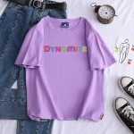 Short-Sleeve Letter Print Round-Neck T-Shirt  Inspo Outfits