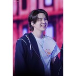 Blue Zip-Up Hooded Oversized Sweatshirt BTS KPOP Inspo Outfits