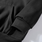 Black lettered long-sleeve hooded sweatshirt BTS KPOP Inspo Outfits