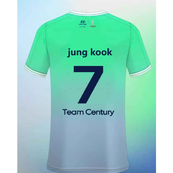 Qatar World Cup Player Edition Gradient 3D Print T-Shirt BTS KPOP Inspo Outfits