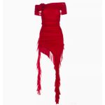 Fashion sexy asymmetrical floral camisole dress