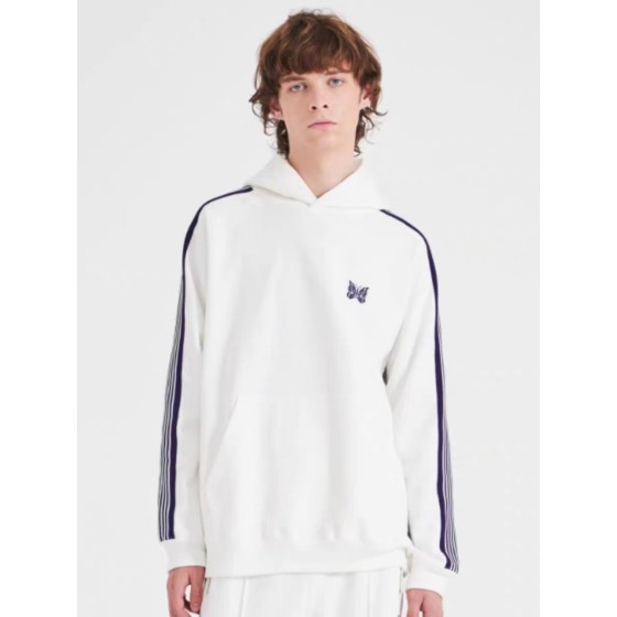 White Hoodie with Butterfly Embroidery Jungkook–BTS Inspo