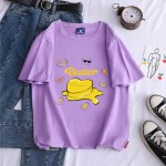 Korean Style Butter Print Cotton T-Shirt BTS Inspo Outfits
