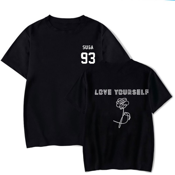 半袖tシャツlove yourself bts inspoの衣装を引き裂く