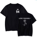 半袖tシャツlove yourself bts inspoの衣装を引き裂く