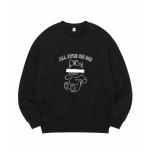 黒猫ネックスウェットシャツ- jungkook-clothing