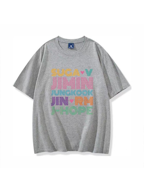 Jungkook Jimin JinJ-Hope RM Suga V T-shirt  BTS  Inspo Outfits