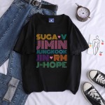 菅Jungkook (JinJ-Hope RM V tシャツBTS Inspo衣装