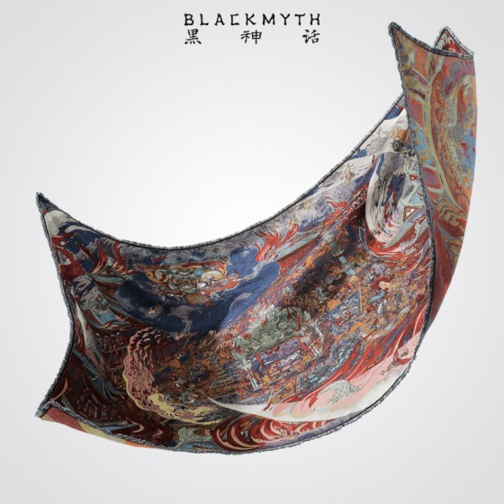 Black Myth Wukong Black Wind Mountain Yellow Wind Ridge Yellowbrow Blanket Collectible Accessories