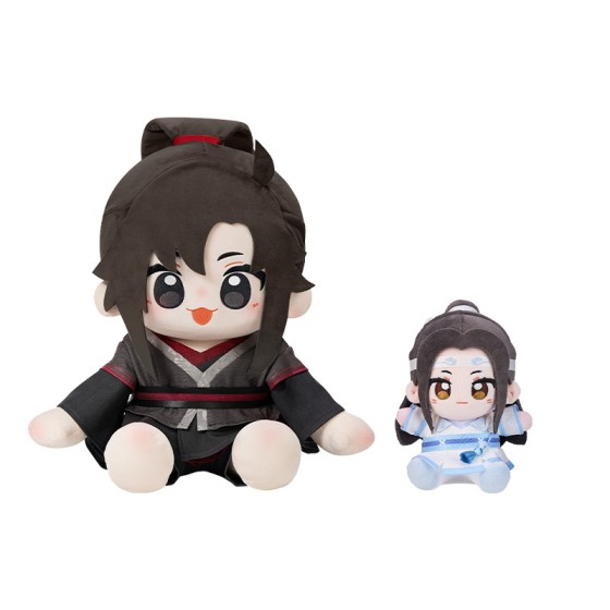 mdzs-official q-bao doll round plush keychain -魏武先&蘭望吉plush official