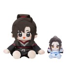 MDZS Official Merchandise - "Q Bao" Round Plush Keychain (Wei Wuxian & Lan Wangji)
