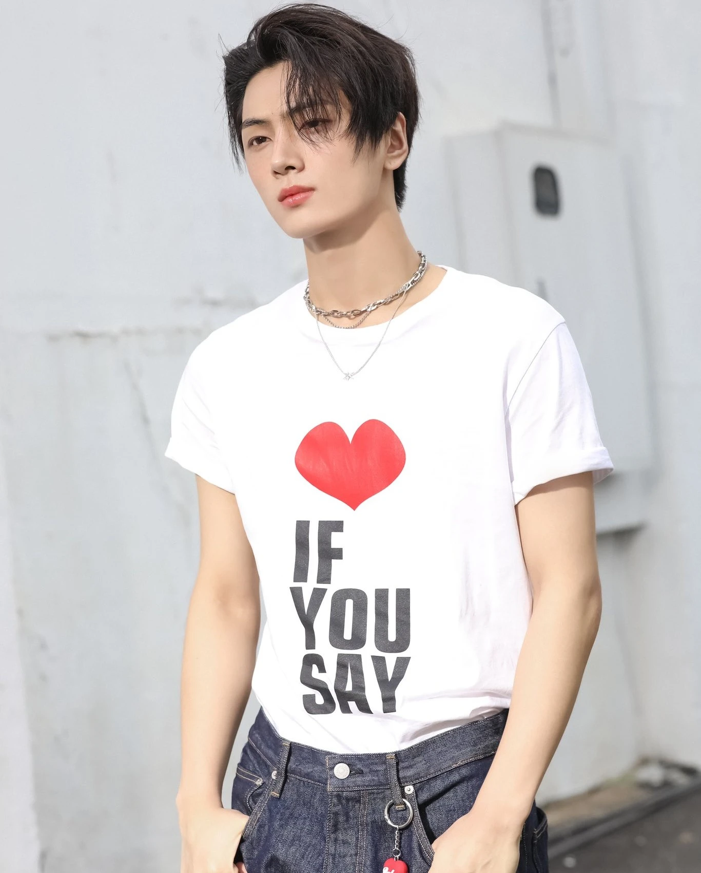 Enhypen Jay Inspo White「君が言うなら」T シャツ